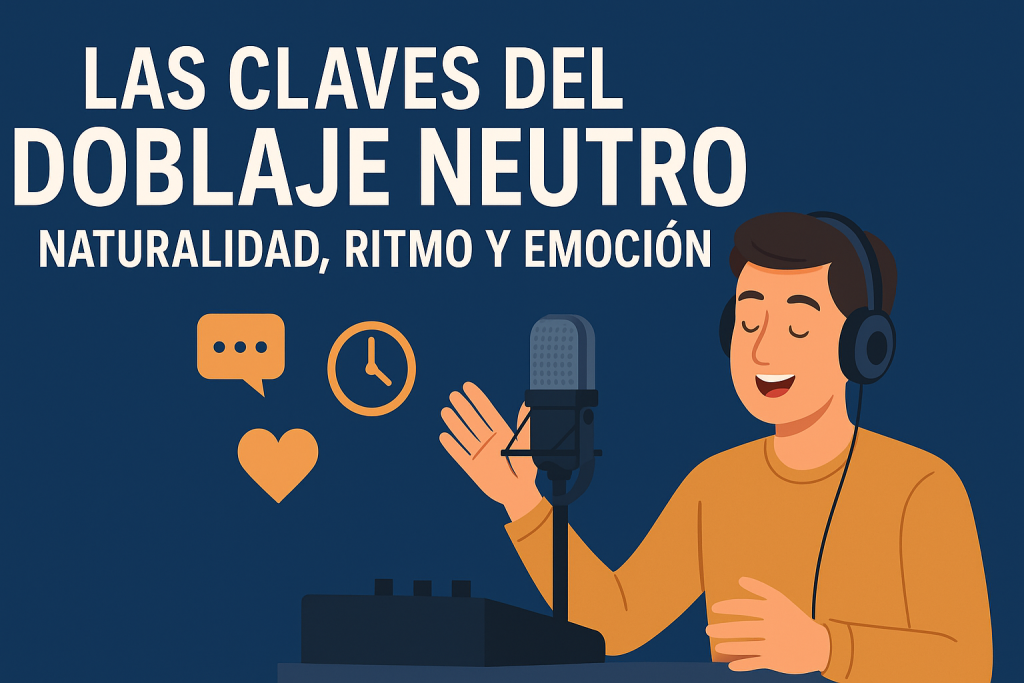 las claves del doblaje neutro naturalidad, ritmo y emoción