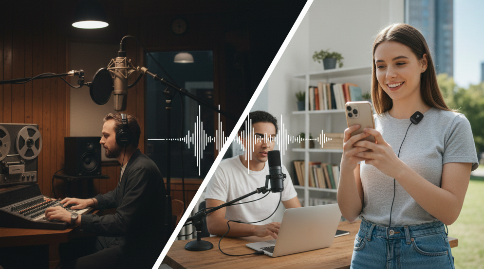 del estudio al celular la democratización de la voz profesional