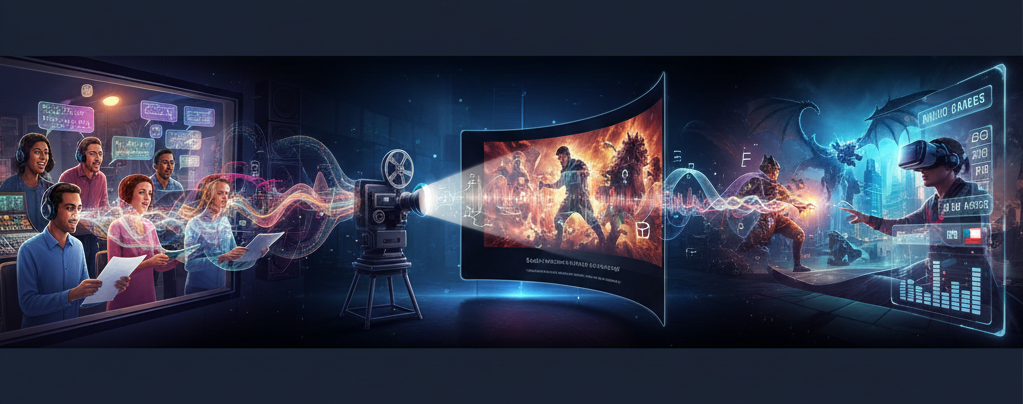 Por qué el doblaje profesional es clave en series, películas y videojuegos